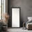 Sloped Non-Beveled Framed Full-Length Floor Leaner Mirror-120330231