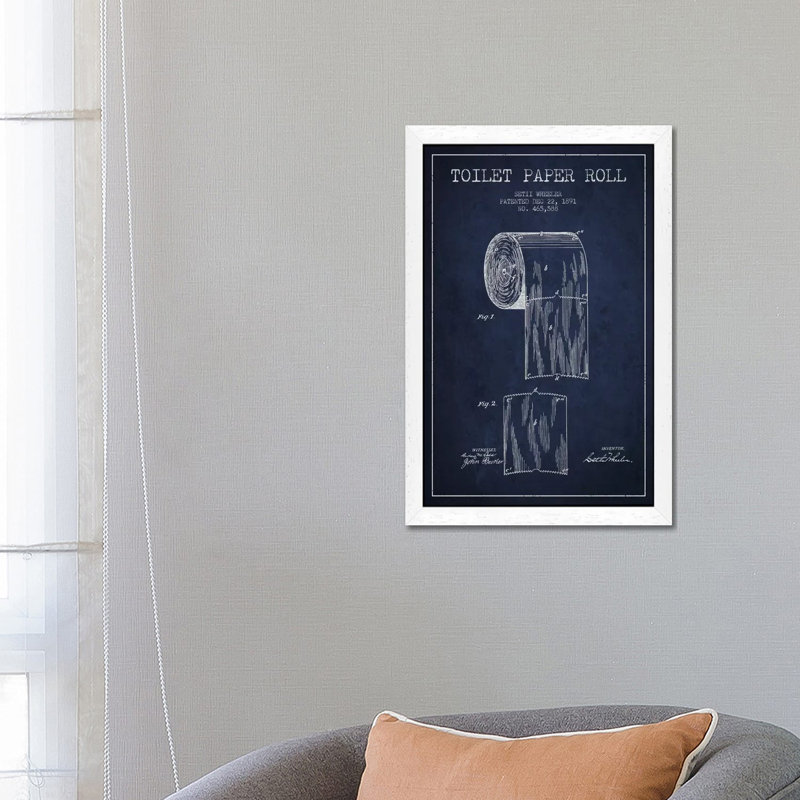 Aged Pixel - Print on Canvas, 101.6 cm H x 66.04 cm W, White Framed