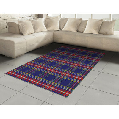 Skyla Plaid Hand Woven Area Rug