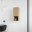  Armoire de salle de bain murale Cranor avec rangement ouvert et fermé-128489336