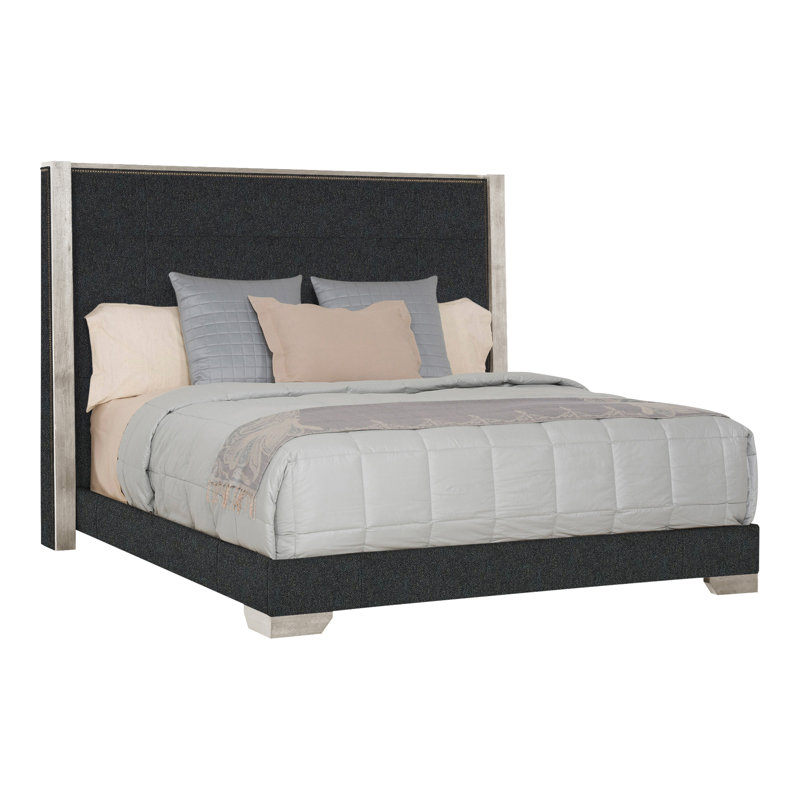 Thom Filicia Home Century Bed, Casa Blanca, Ian Lagoon, No
