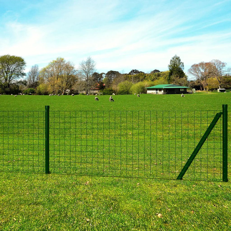 Green Wire/Mesh Fence, 100cm H x 1000cm W, Green