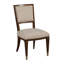 Chaise d'appoint à dossier très grand King Louis