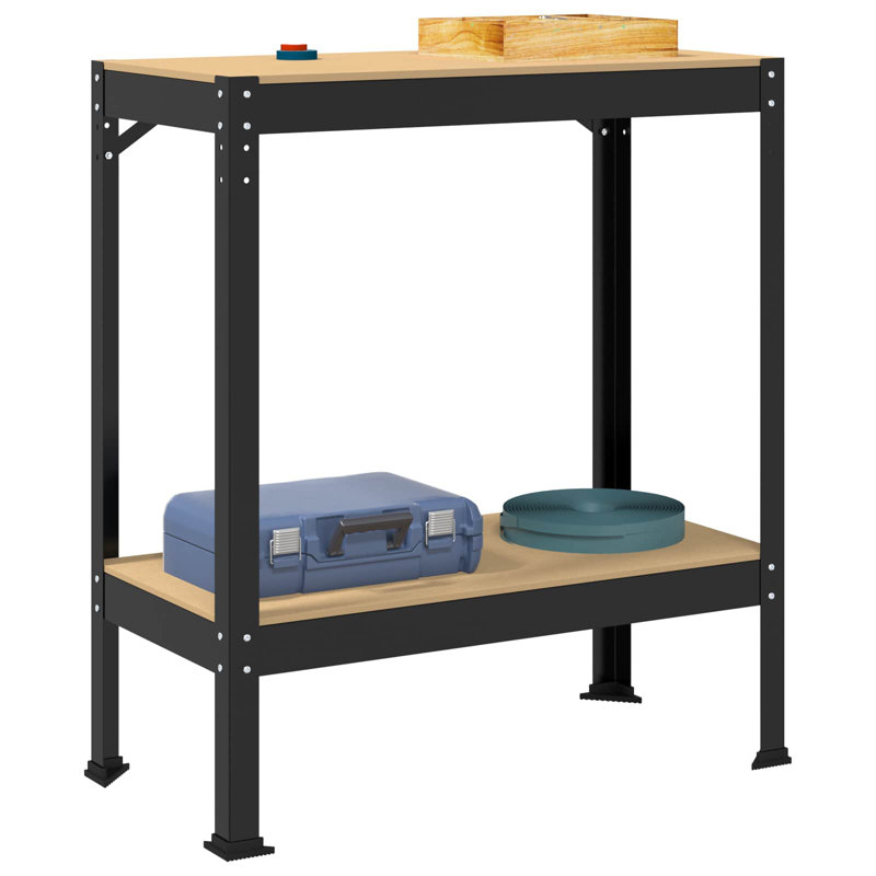 Engineered Wood Top Workbench, 91cm H x 81cm W x 41cm D