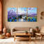Ensemble de 3 reproductions d'art sur toile-2070536704
