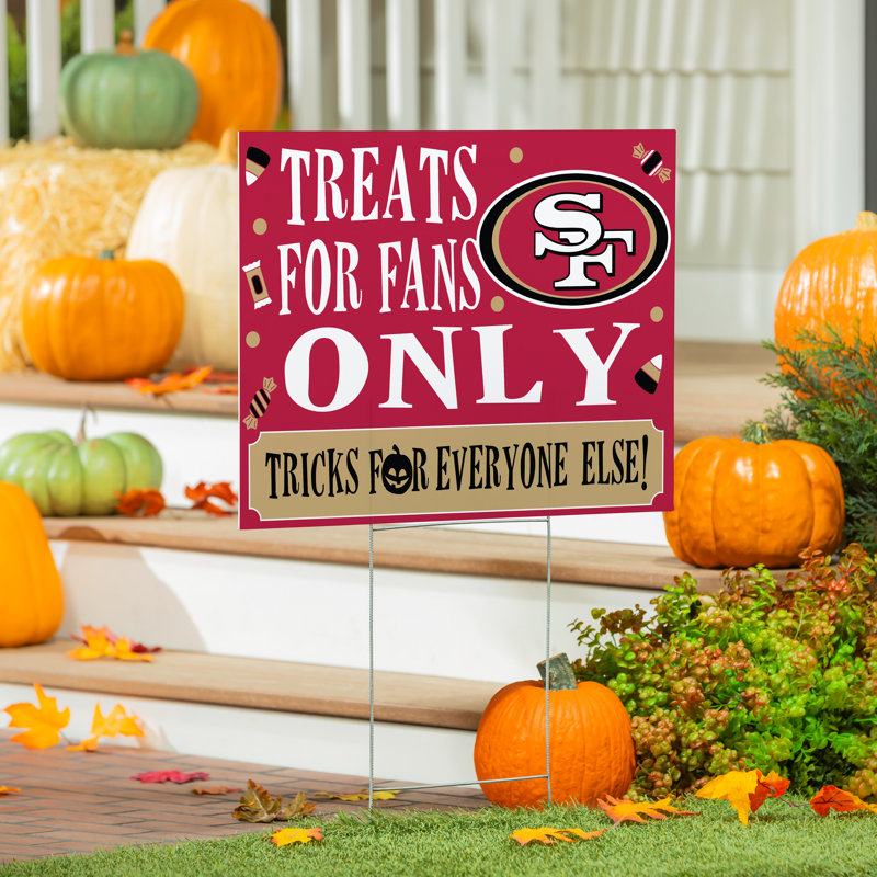 Green Bay Packers, enseigne d'Halloween pour les fans, 49ers de San Francisco
