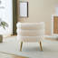 Adelfa Upholstered Armchair with Footstool