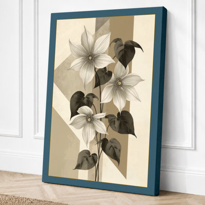 Flowering Plant Study Botanical - Wrapped Canvas