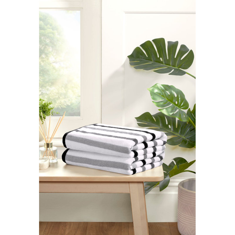 Curran Bath Towel , Black