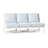 Monaco Aluminum Sofa - Slate Gray-93663391-70040642-70040645