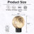 Smoky Grey Hand-blown Art Glass Globe Table Lamp Cordless Rechargeable Decorative Bedside Lamp With Dimmable Led-1188985813