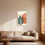 Motif abstrait, abstrait, feuilles, cercles, rayures-566235643