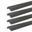 24'' L x 3'' W Plastic Interlocking Deck Outward Corner Trim in Gray