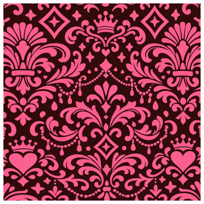 Pink Damask Pattern Blankets