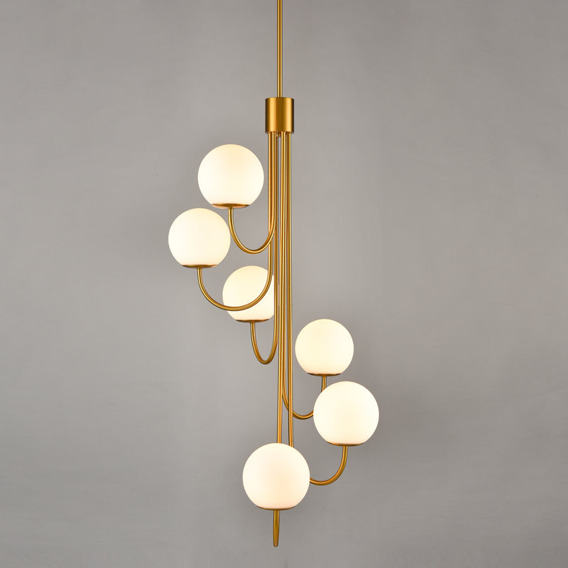 Itai 6 - Light Dimmable Modern Linear Chandelier
