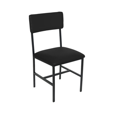 Meghan Metal Low Back Restaurant Side Chair Dining Chair