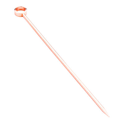 Boîte à cocktail de 4 1/2 po en acier inoxydable plaqué or Depp Bar Lux