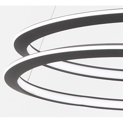 George Kovacs Infinite 29" Wide LED Pendant In Sand Coal Finish
