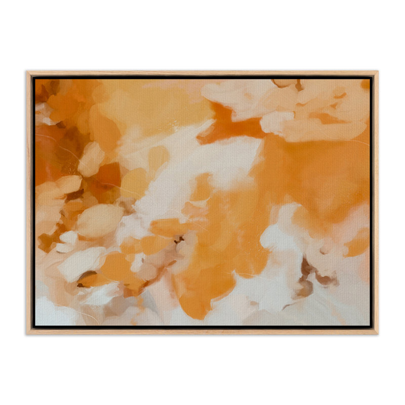 Clay Painting by Patricia Vargas, White Maple Framed, 30" H x 40" W