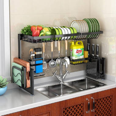 Stainless Steel 2 Tier Dish Rack Lghm