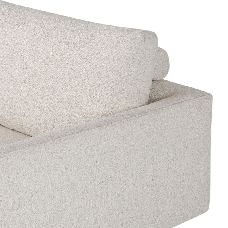 Melle Sofa-87"-Omari Natural, Omari Natural Polyester Blend