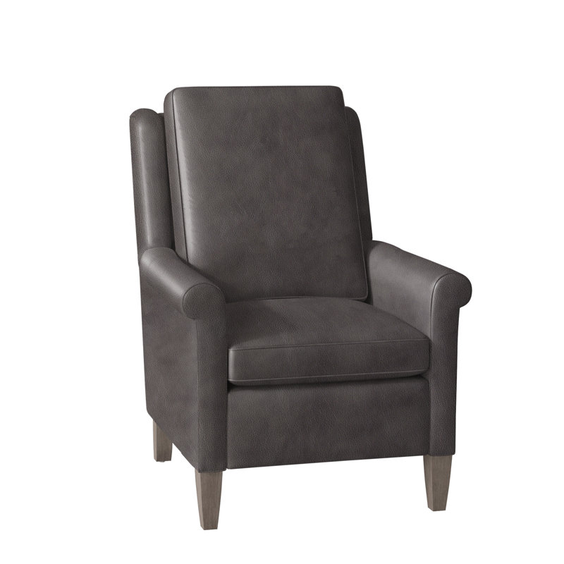 Timber Recliner, Rio Mineral Genuine Leather, Stone, Manual