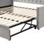 Lit de jour simple tapissier avec couchette escamotable, gris-1363411831