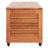 Birch Lane™ Odette 47.2'' W 50 Gallons Solid Wood Eucalyptus Deck Box with Wheels-21867682