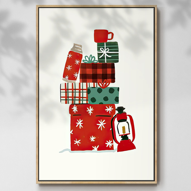 Going To Grandmas Collection B, reproduction d'art sur toile, Encadré naturel, H 37 po x l 25 po x P 1,5 po