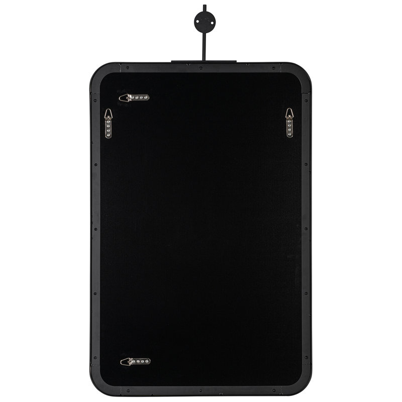 Frida Rectangle Mirror, Black