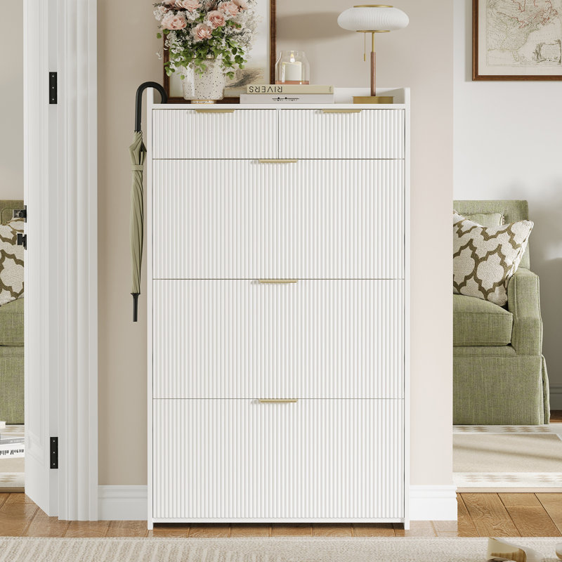 24 Pair Shoe Storage Cabinet
