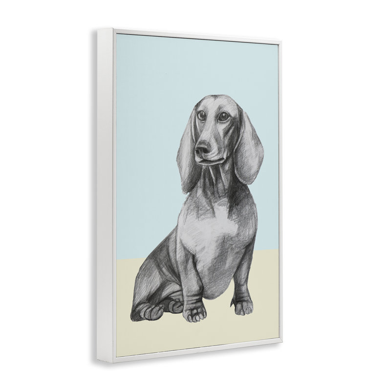 Giclée encadrée, dessin par Violeta Vollmer, H 30 po x l 20 po, Encadrement giclée blanc côtier