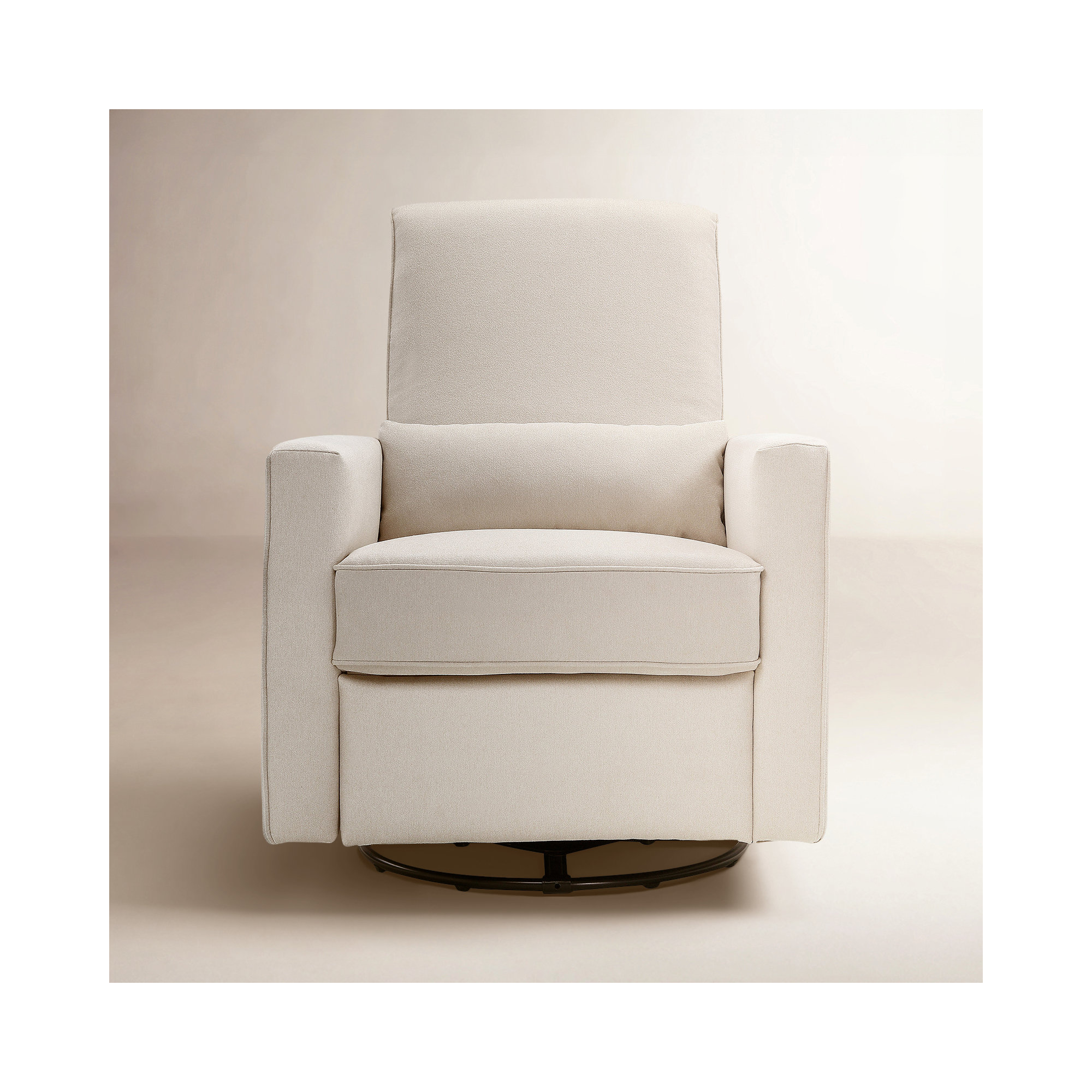 Piper Swivel Reclining Glider, Cream