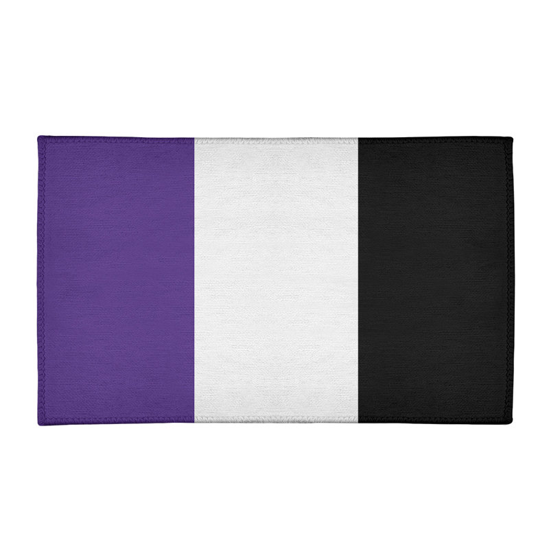 Tapis mauve/noir, Rectangle 2 pi x 3 pi