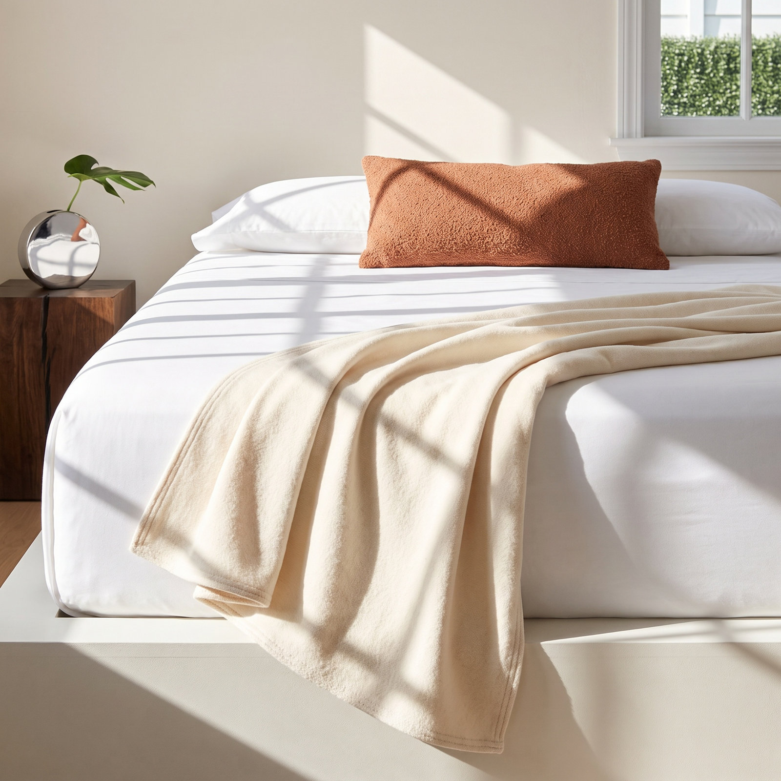 Mandy Cotton Throw Blanket, Queen