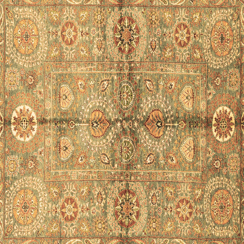 Washable Oriental Indoor Rug, Square 8'