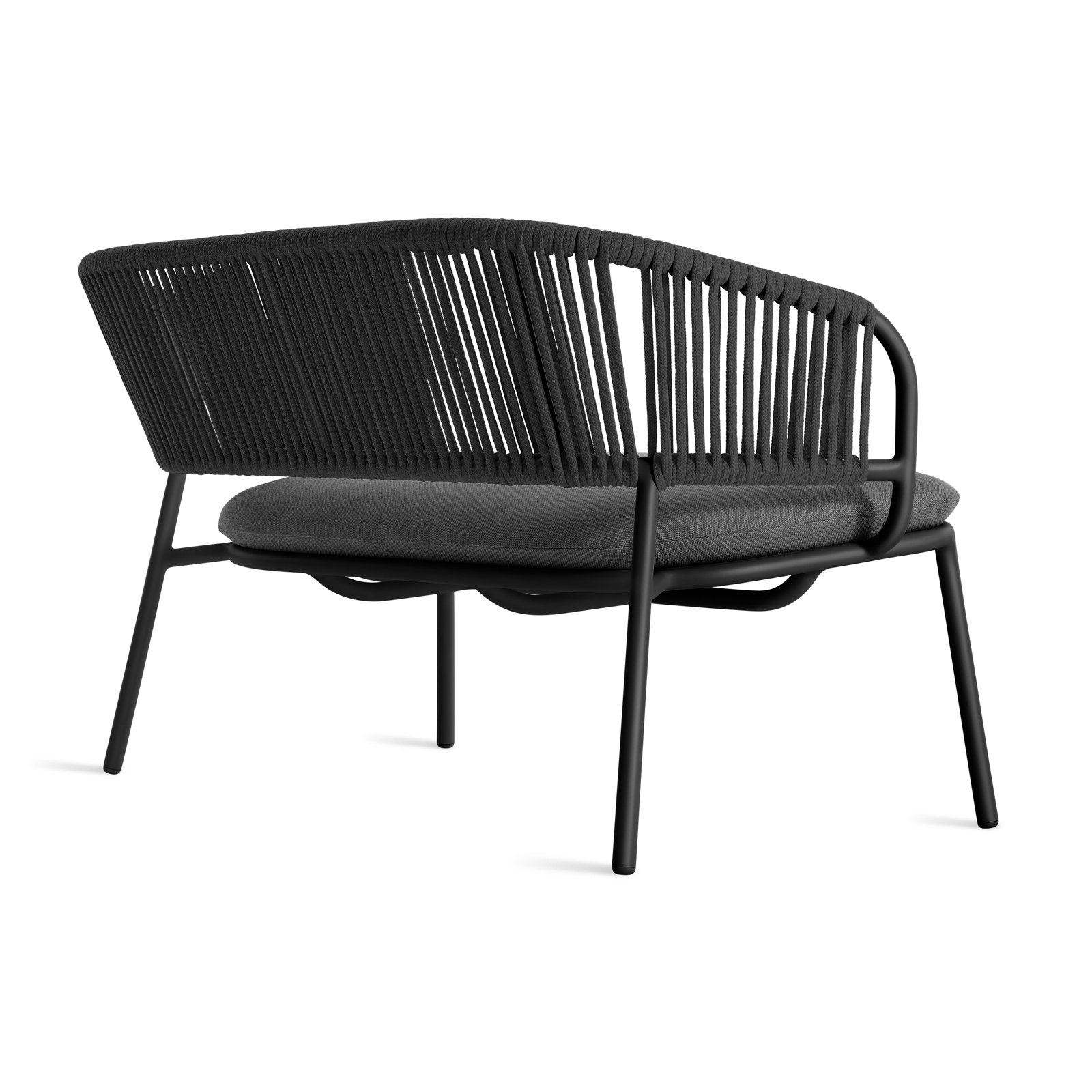 Mate 50" Patio Loveseat, Toohey Charcoal