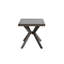 Table en aluminium coulé