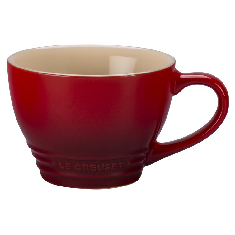 Le Creuset Stoneware Espresso Cups, Set of 2 - Cerise