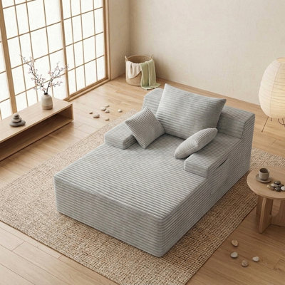 Upholstered 43.3 " Sofa & Chaise