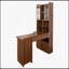 Bureau d'ordinateur en L en forme de L avec rangement spacieux, design 2 en 1 pour le bureau à domicile et le bureau, table de style moderne avec tiroirs, bibliothèque et huche