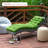 Outdoor 4'' Chaise Lounge Seat / Back Cushion-1596392964