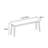 Solid Boxwood Bench with Mid-Century Design - 43.3" Length Options for Entryway & Dining