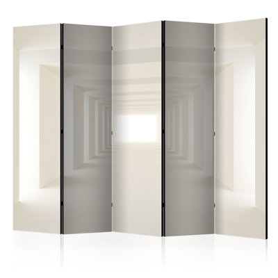 225cm W x 172cm H 5 - Panel Wood Folding Room Divider