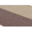 Rug & Kilim’S Accent Kilim, Square Rug In Textural Purple And Cream Stripes