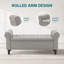 Banc de rangement avec accoudoirs capitonnés Classic Classic-1685543319