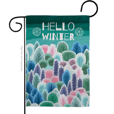 Double Sided 18.5'' H x 13'' W Polyester Garden Flag