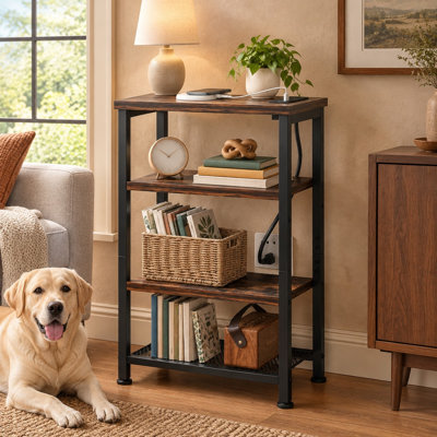 15.4 " W Open Shelf Nightstand