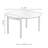 Modern Nut-Brown Round Solid Wood Dining Table-2034730162