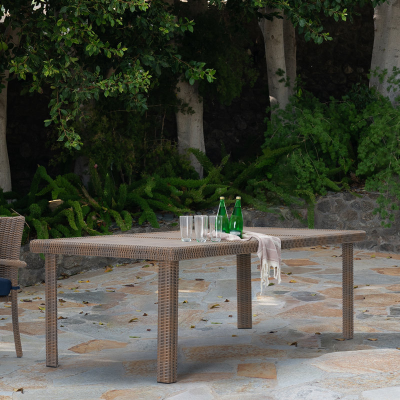 Azira 8-Person Wood 88x42 Dining Table - Grey
